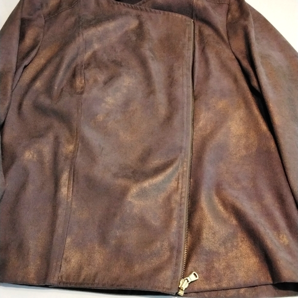 CHICO'S Ladies motto style jacket, size 12 - Picture 9 of 14